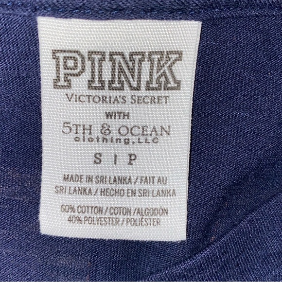 Victoria’s Secret PINK SU Syracuse University Orangemen Long Sleeve V-Neck Tee - Picture 6 of 6